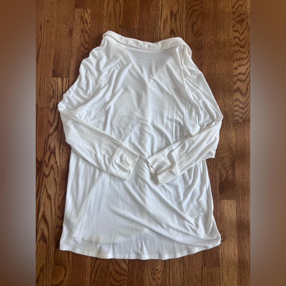 Merona Soft white button down collared shirt - Picture 5 of 5